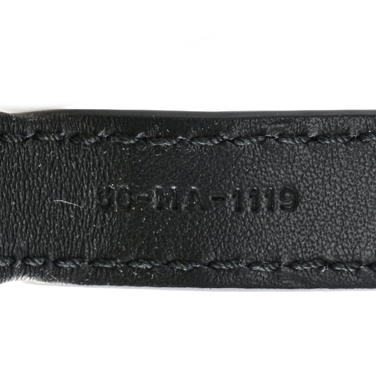 Canvas Embroidered Shoulder Strap Blue