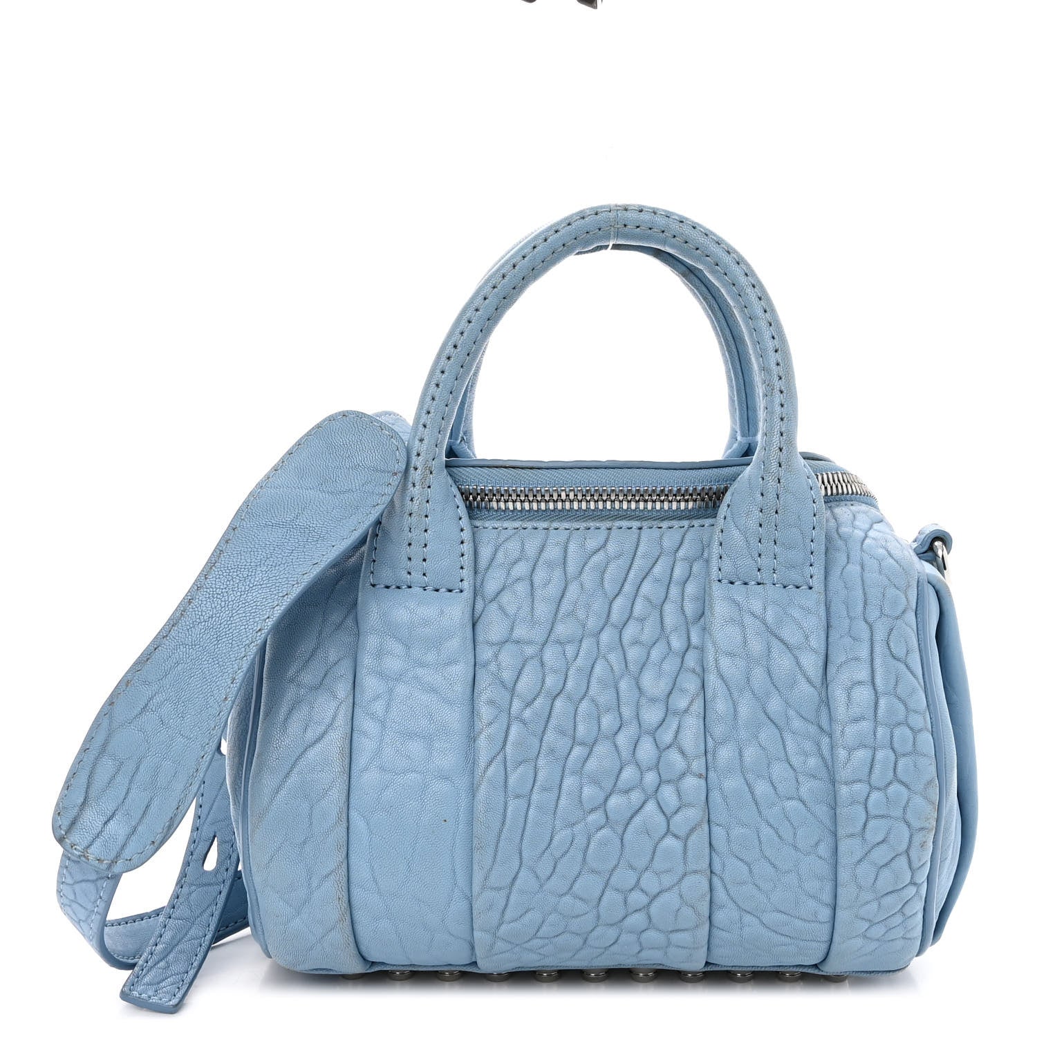 Alexander Wang Pebbled Lambskin Mini Rockie Atlas Rhodium Hardware