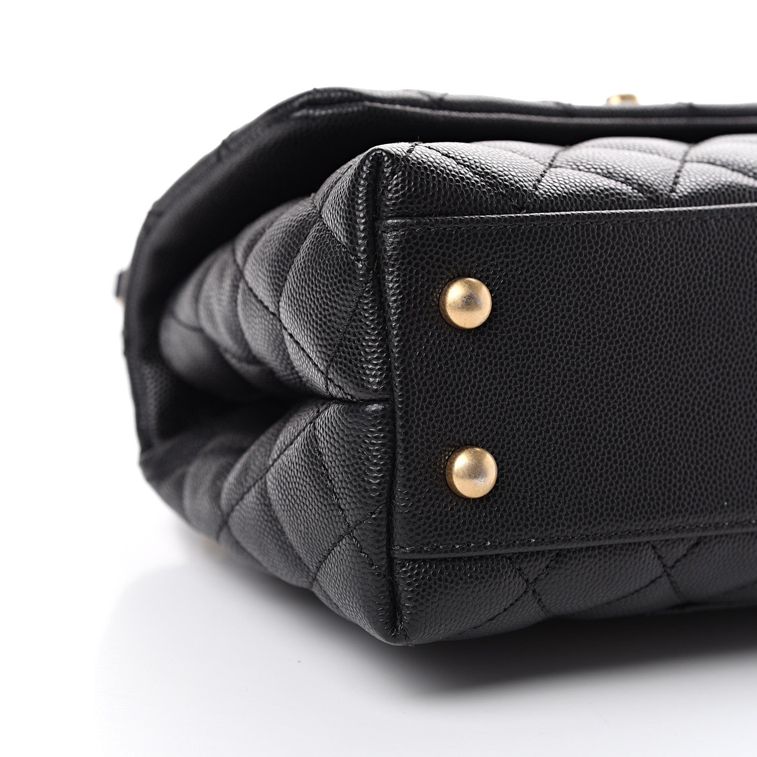 Chanel Caviar Quilted Mini Coco Handle Flap Black 8 of 10