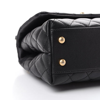 Chanel Caviar Quilted Mini Coco Handle Flap Black 8 of 10