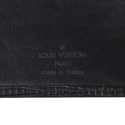 Louis Vuitton Epi Checkbook Cover Black 7 of 7