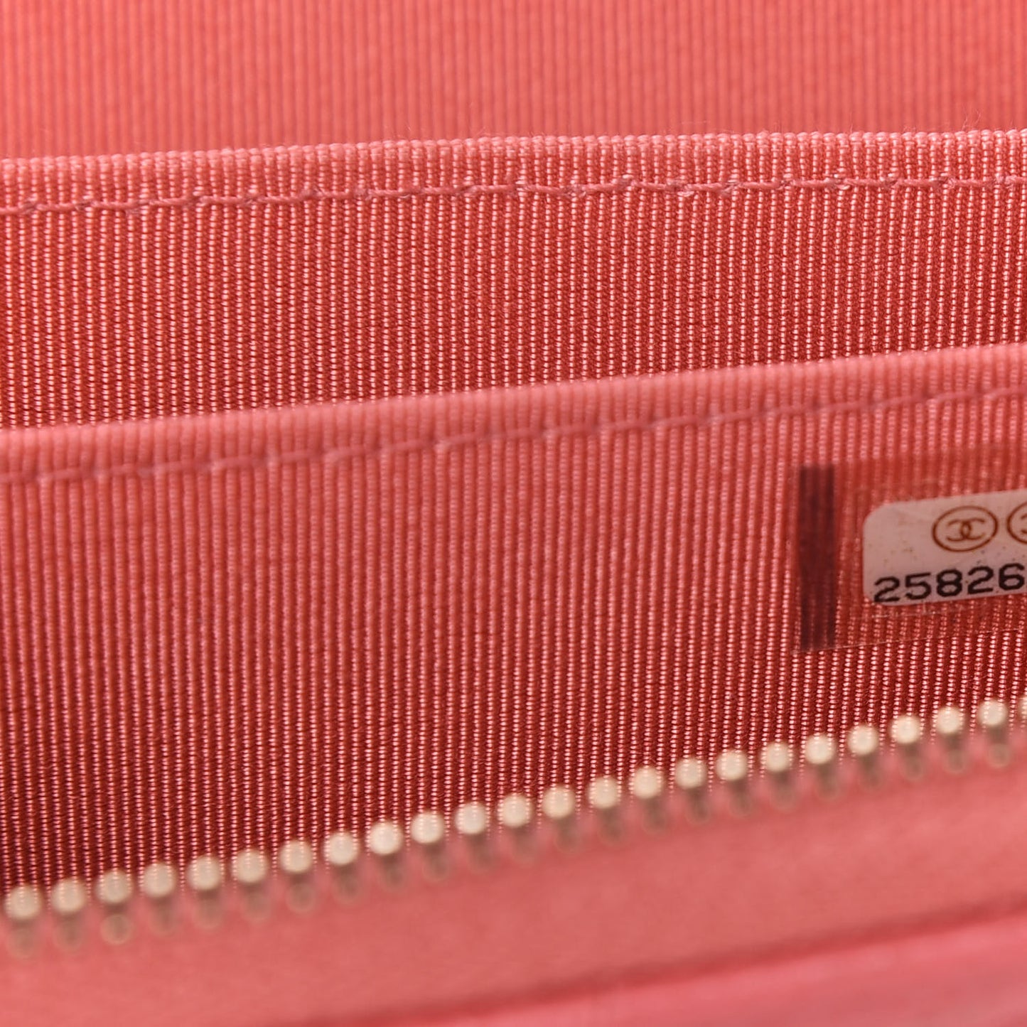 Caviar Quilted Zip Coin Purse Pink