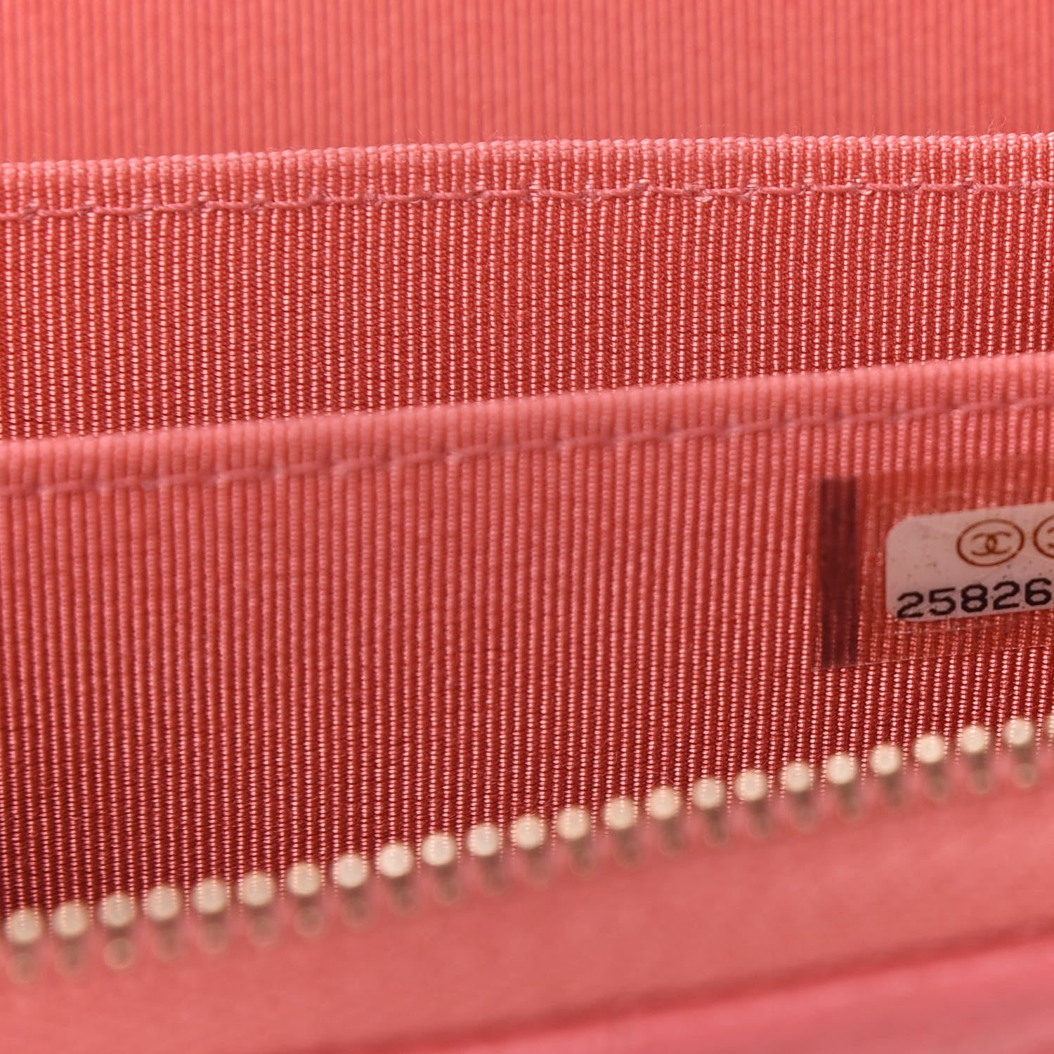 Chanel Caviar Quilted Zip Coin Purse Pink 6 of 6