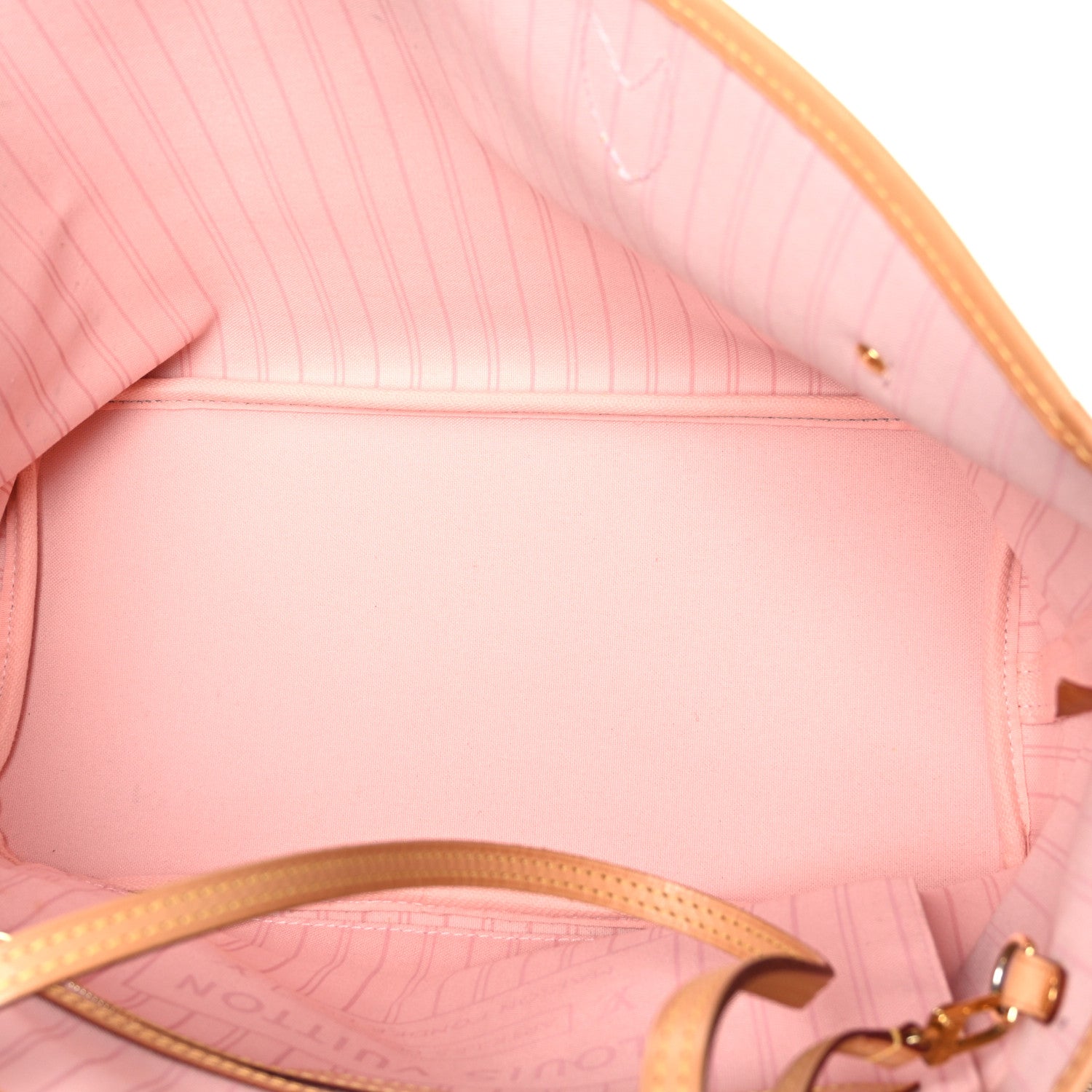 Louis Vuitton Damier Azur Neo Neverfull MM Rose Ballerine 6 of 11