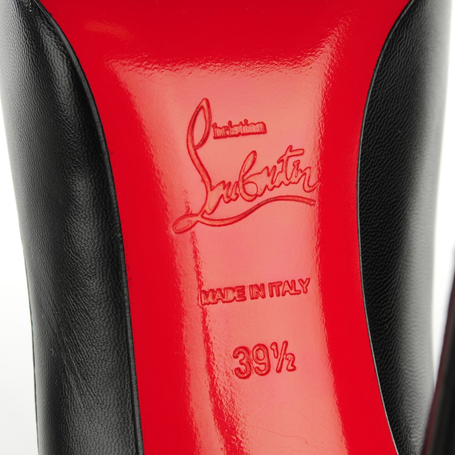 Christian Louboutin Kid Pigalle Follies 100 Pumps 39.5 Black 6 of 6