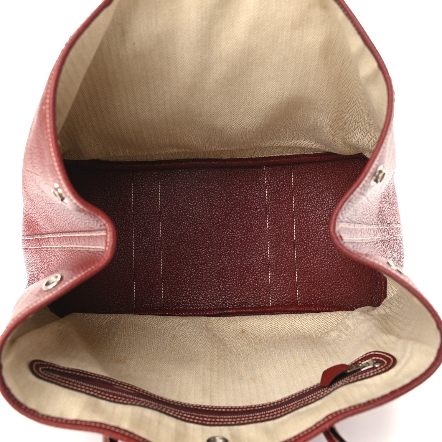 Hermes Negonda Garden Party Tote 36 MM Rouge H 5 of 10