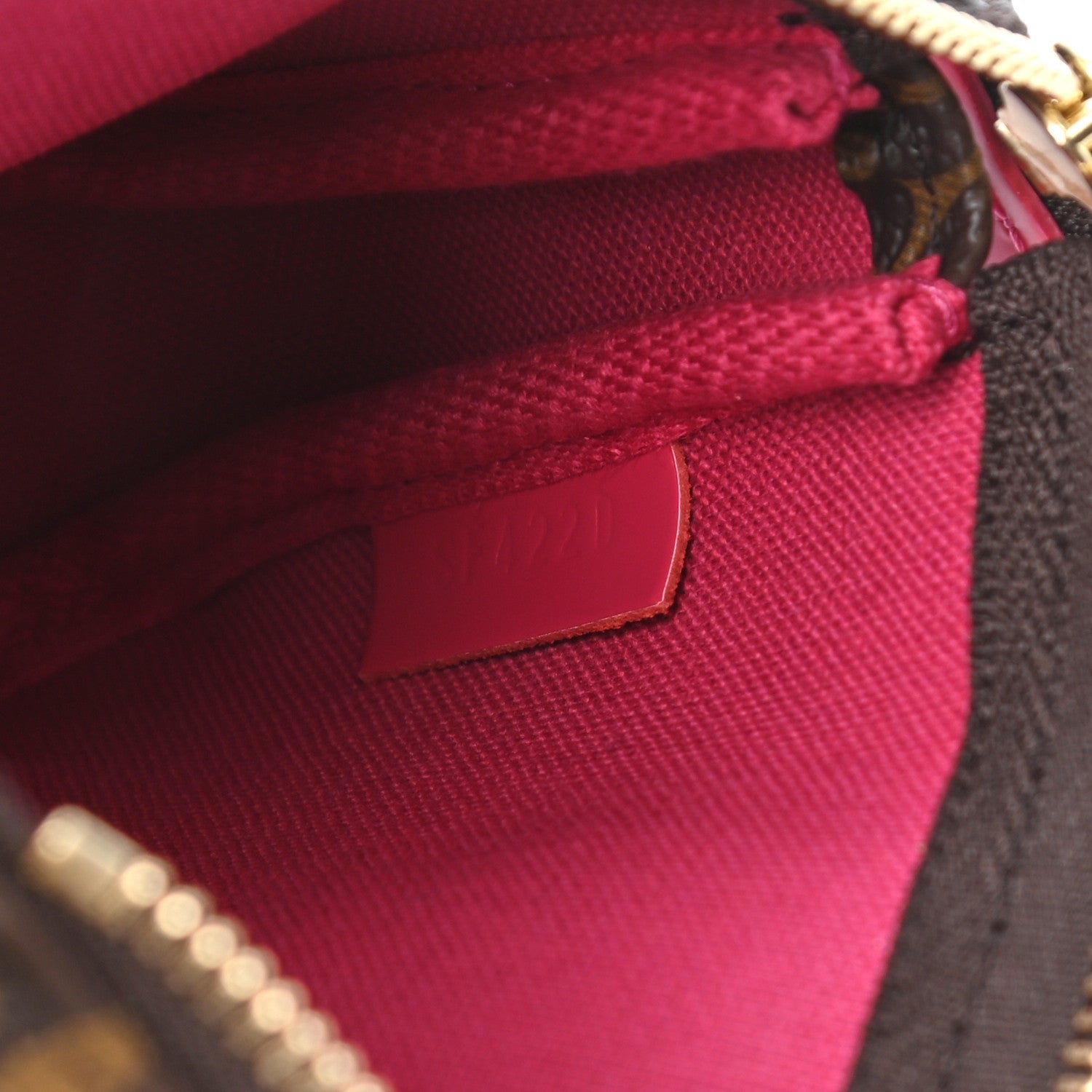 Louis Vuitton Monogram 2020 Christmas Animation Roller Coaster Mini Pochette Accessories Pivoine 7 of 8