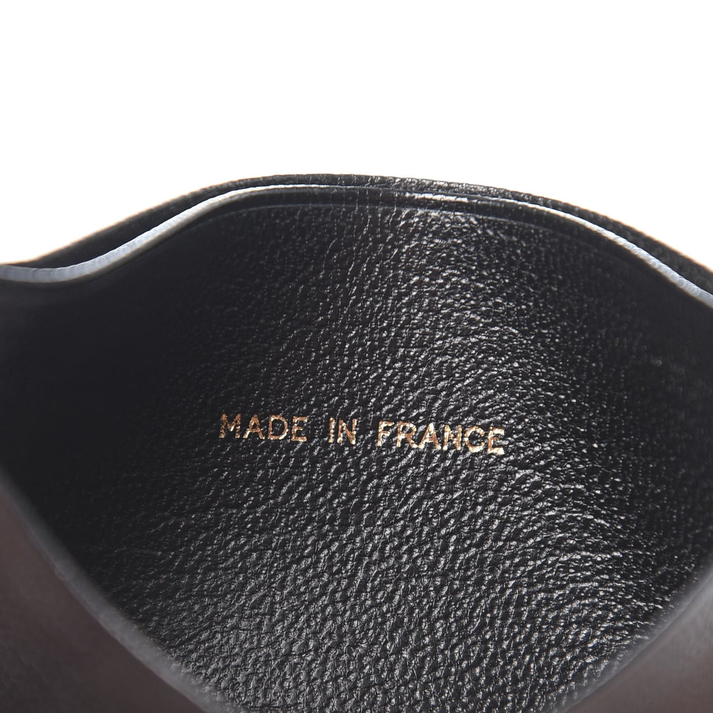Goatskin CC Card Holder Black