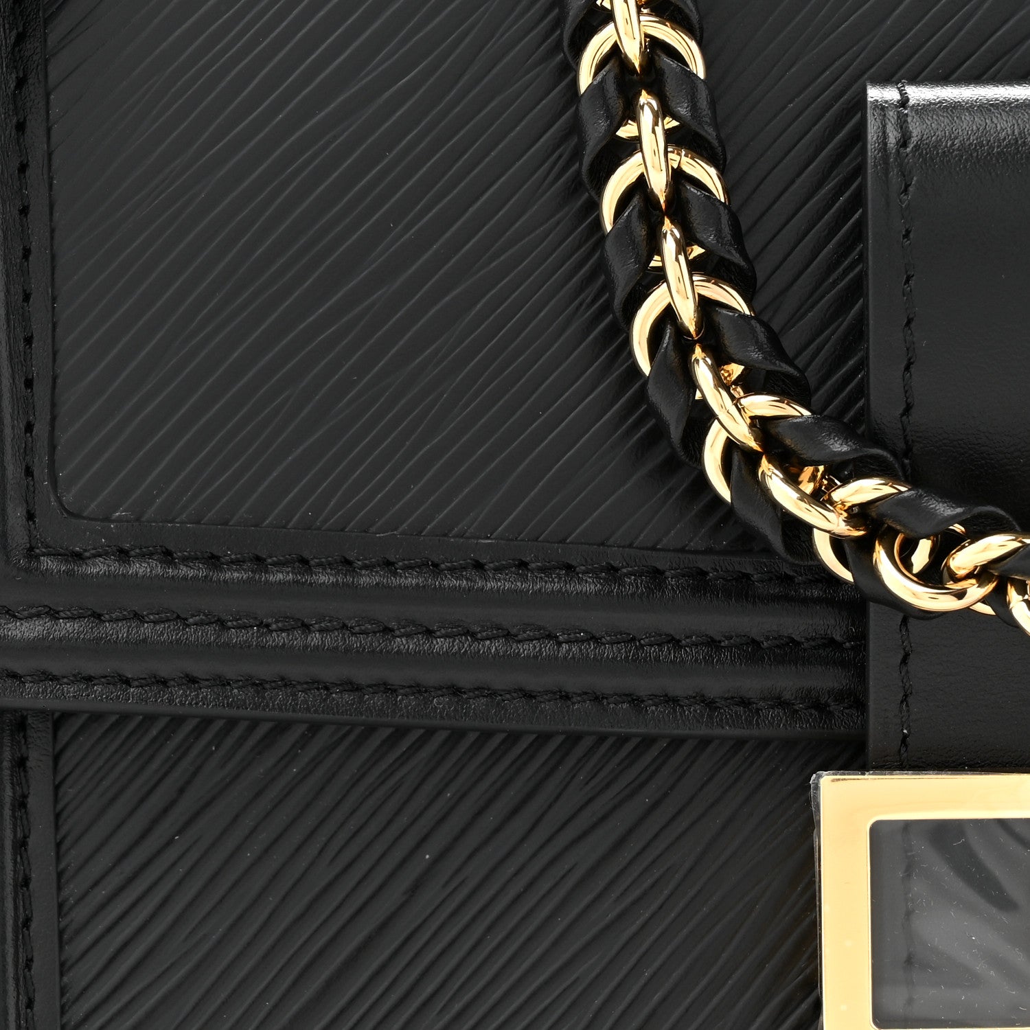 Louis Vuitton Epi Dauphine MM Black 8 of 11