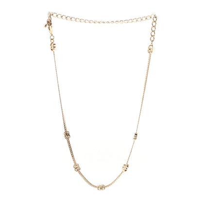 Chanel Metal CC Short Chain Necklace Gold 3 of 7