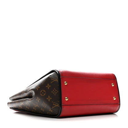 Louis Vuitton Calfskin Monogram Kimono Tote Cherry 4 of 13