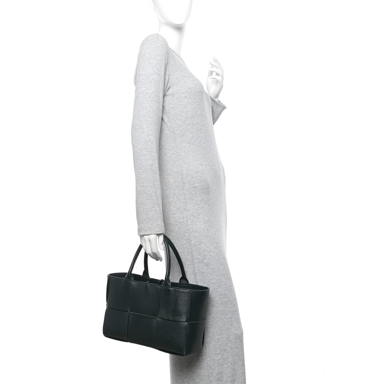 Bottega Veneta Nappa Maxi Intrecciato Small Arco Tote Inkwell 2 of 10