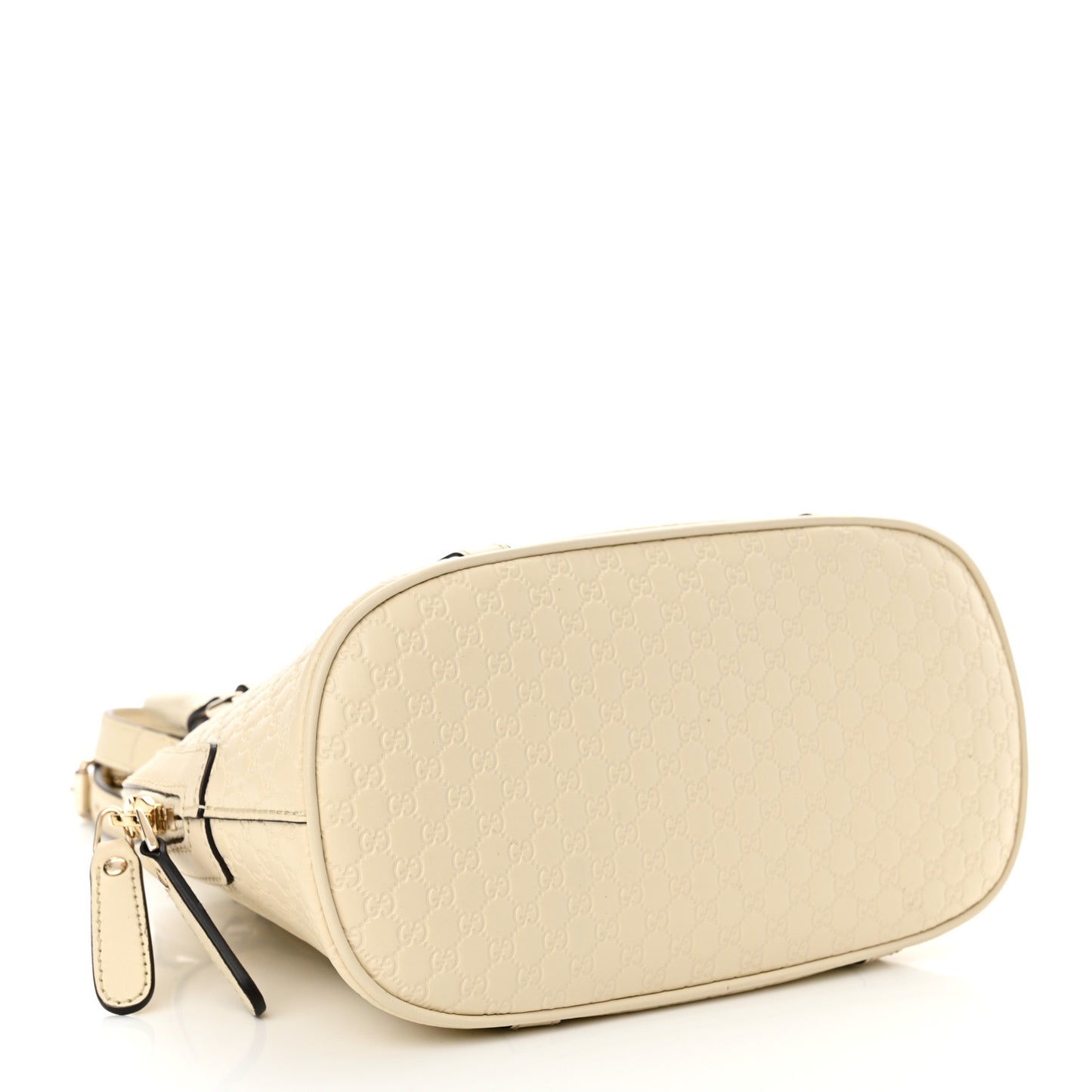 Soft Microguccissima Mini Dome Bag Ivoire