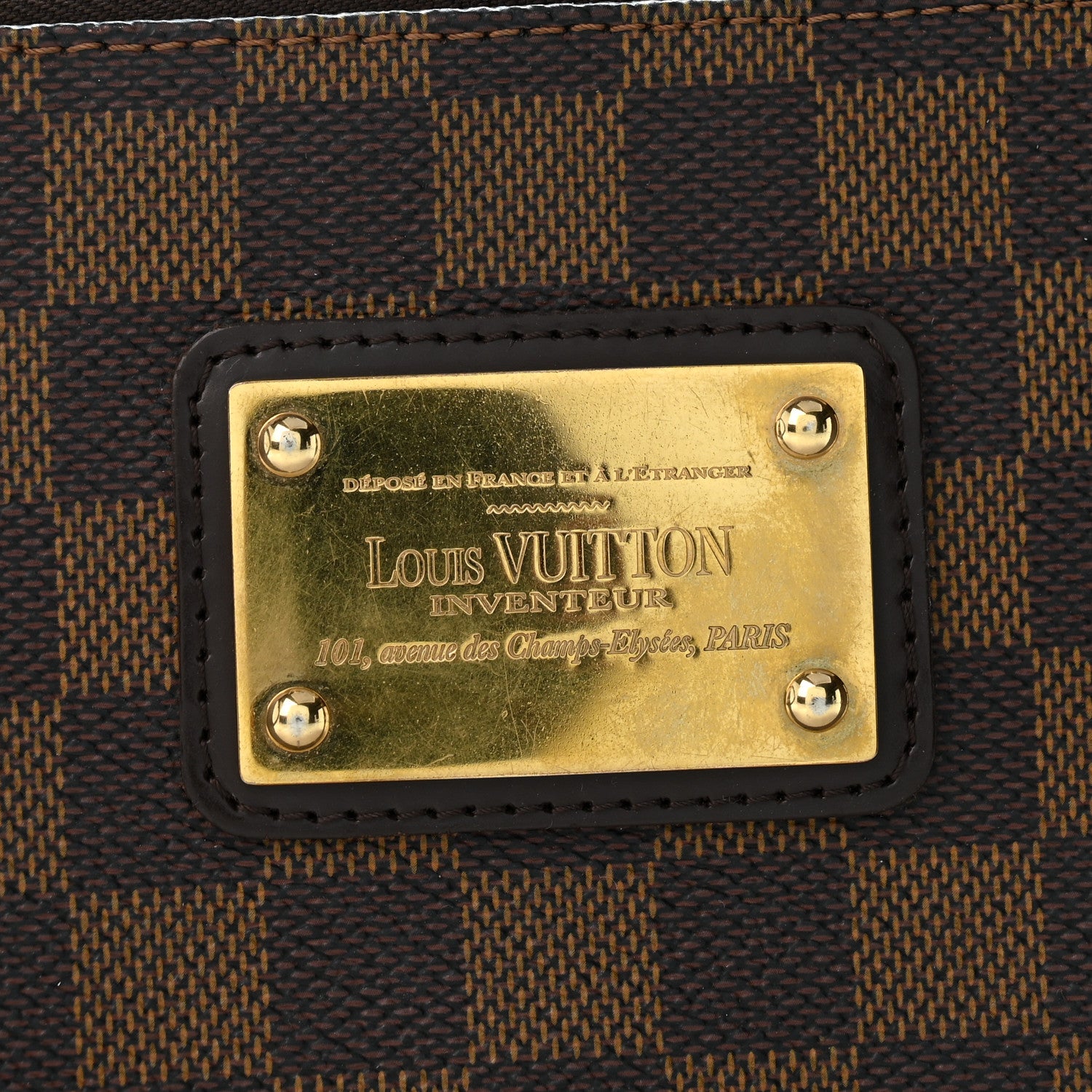 Louis Vuitton Damier Ebene Eva Clutch 10 of 12