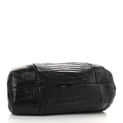 Nancy Gonzalez Crocodile Top Handle Black 4 of 9