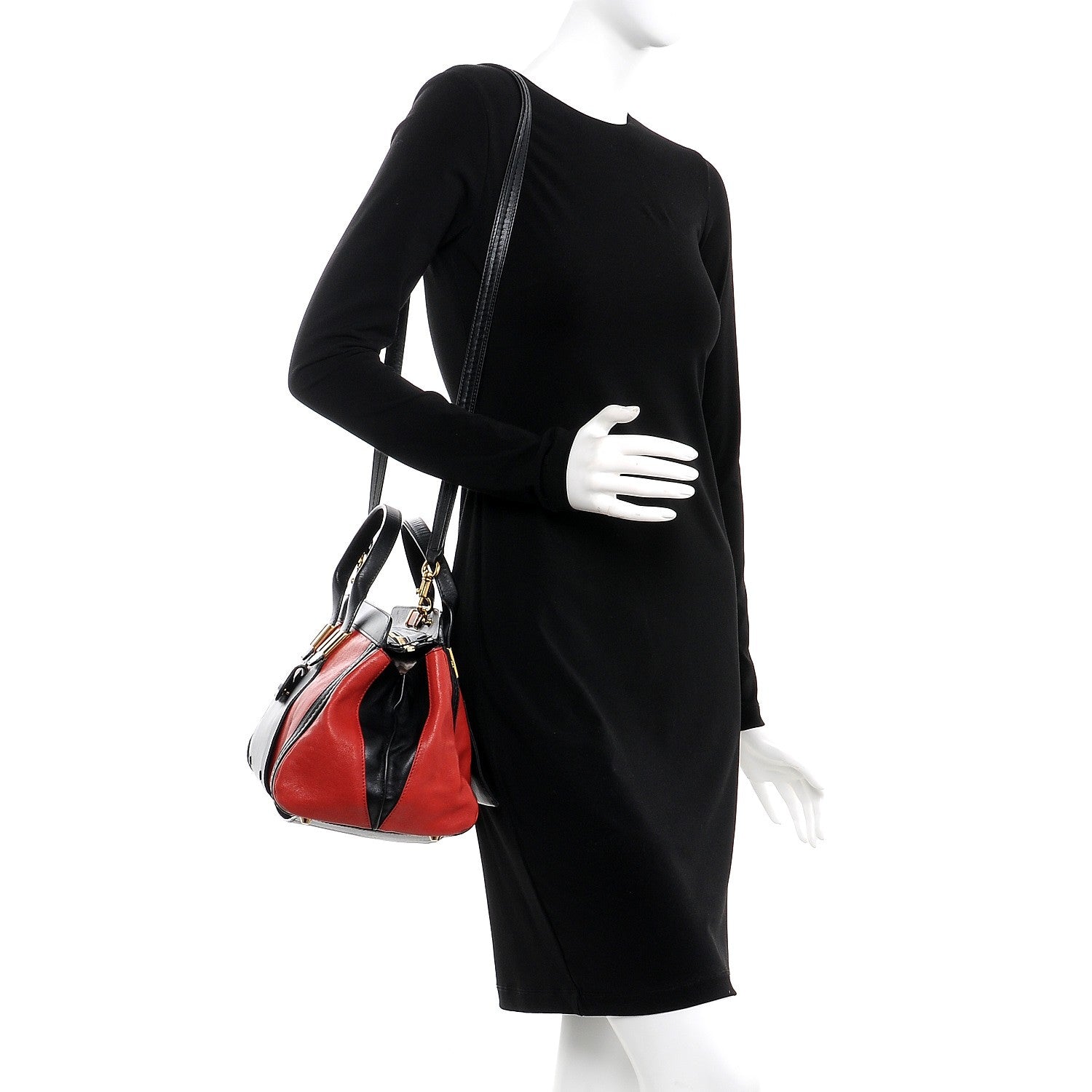 Chloe Calfskin Medium Alice Satchel Holly Berry 2 of 8
