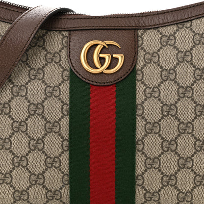 Gucci GG Supreme Monogram Web Small Ophidia Half Moon Hobo Brown 8 of 11