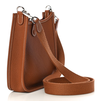 Hermes Taurillon Clemence Evelyne TPM Gold 3 of 11