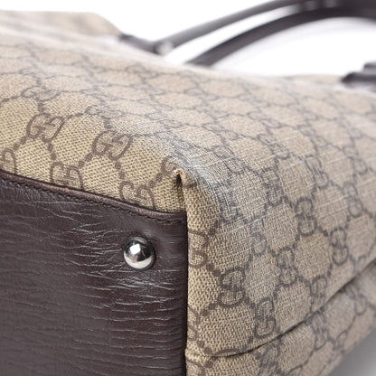 Gucci GG Plus Monogram Small Vertical Tote Dark Brown 10 of 16