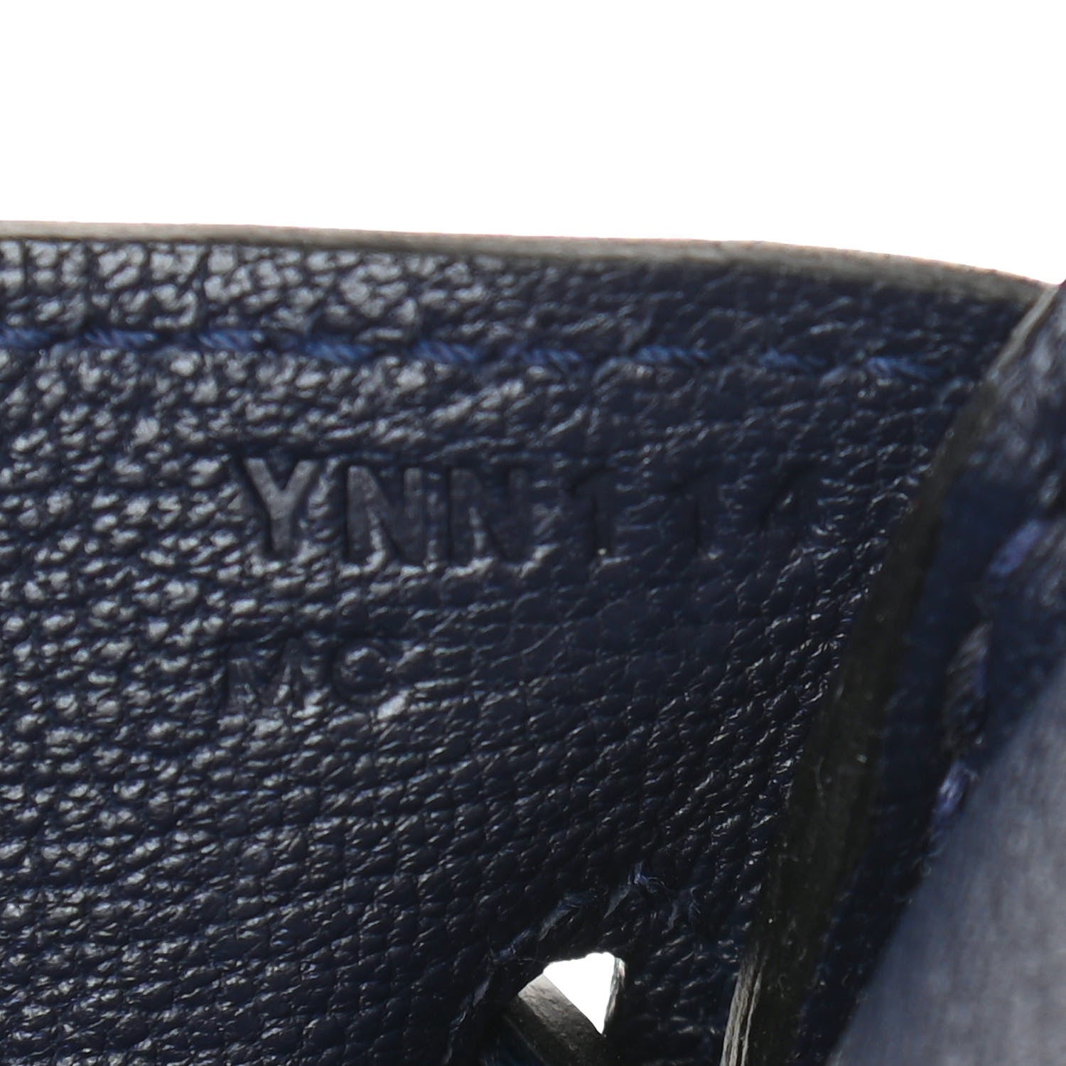 Hermes Togo Shiny Niloticus Crocodile Birkin Touch 30 Bleu Nuit 7 of 10