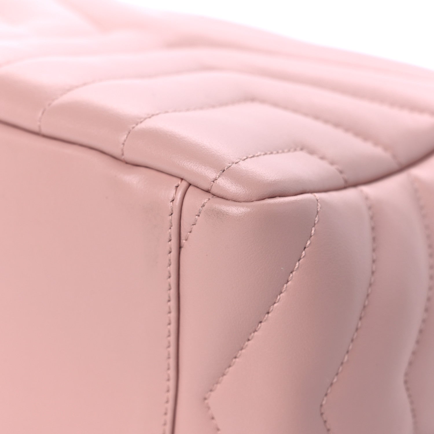 Saint Laurent Calfskin Y Quilted Monogram Small Loulou Camera Pale Pink 9 of 13