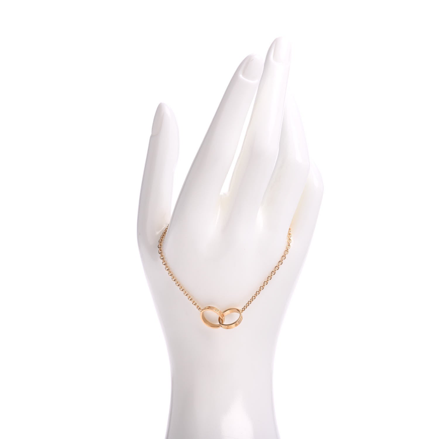 Cartier 18K Yellow Gold Interlocking LOVE Bracelet 2 of 4