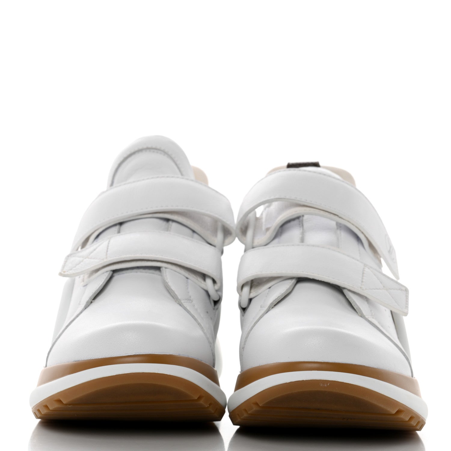 Louis Vuitton Calfskin Monogram Velcro LV Archlight Sneakers 41 White 2 of 9