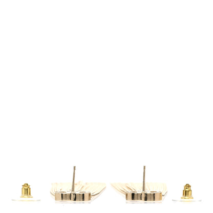 Chanel Metal CC Multi Strand Chain Drop Earrings Gold 3 of 5