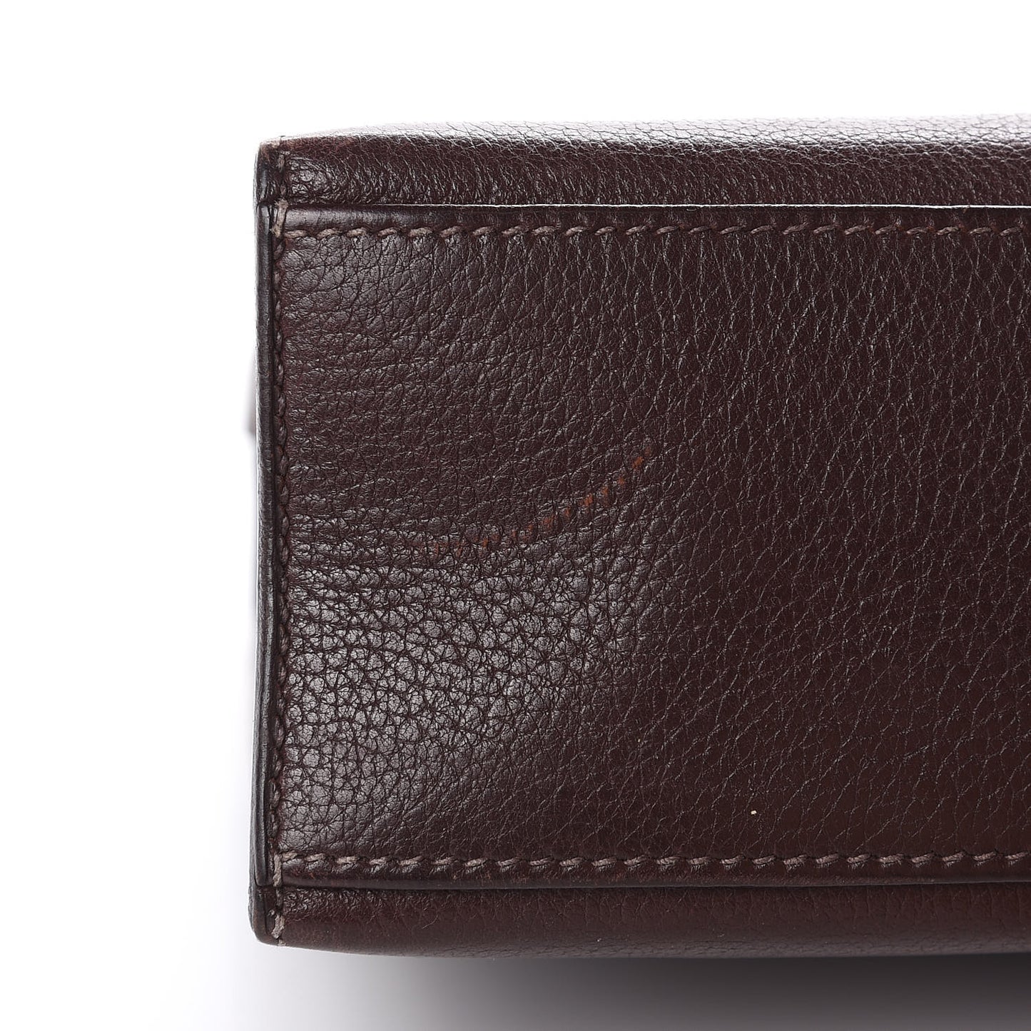 Evergrain Kelly Pochette Clutch Havane