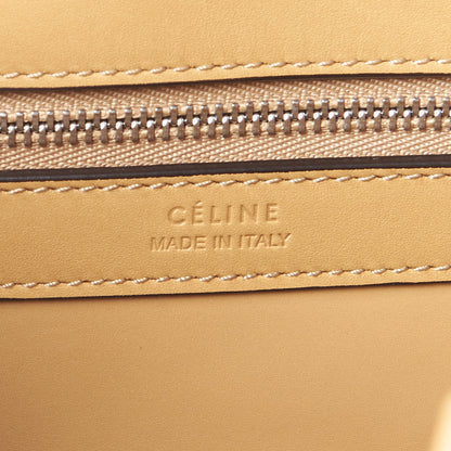 Celine Satinated Natural Calfskin Large Studs Vertical Cabas Sand 7 of 8