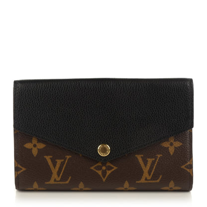 Louis Vuitton Monogram Pallas Compact Wallet Black 1 of 7