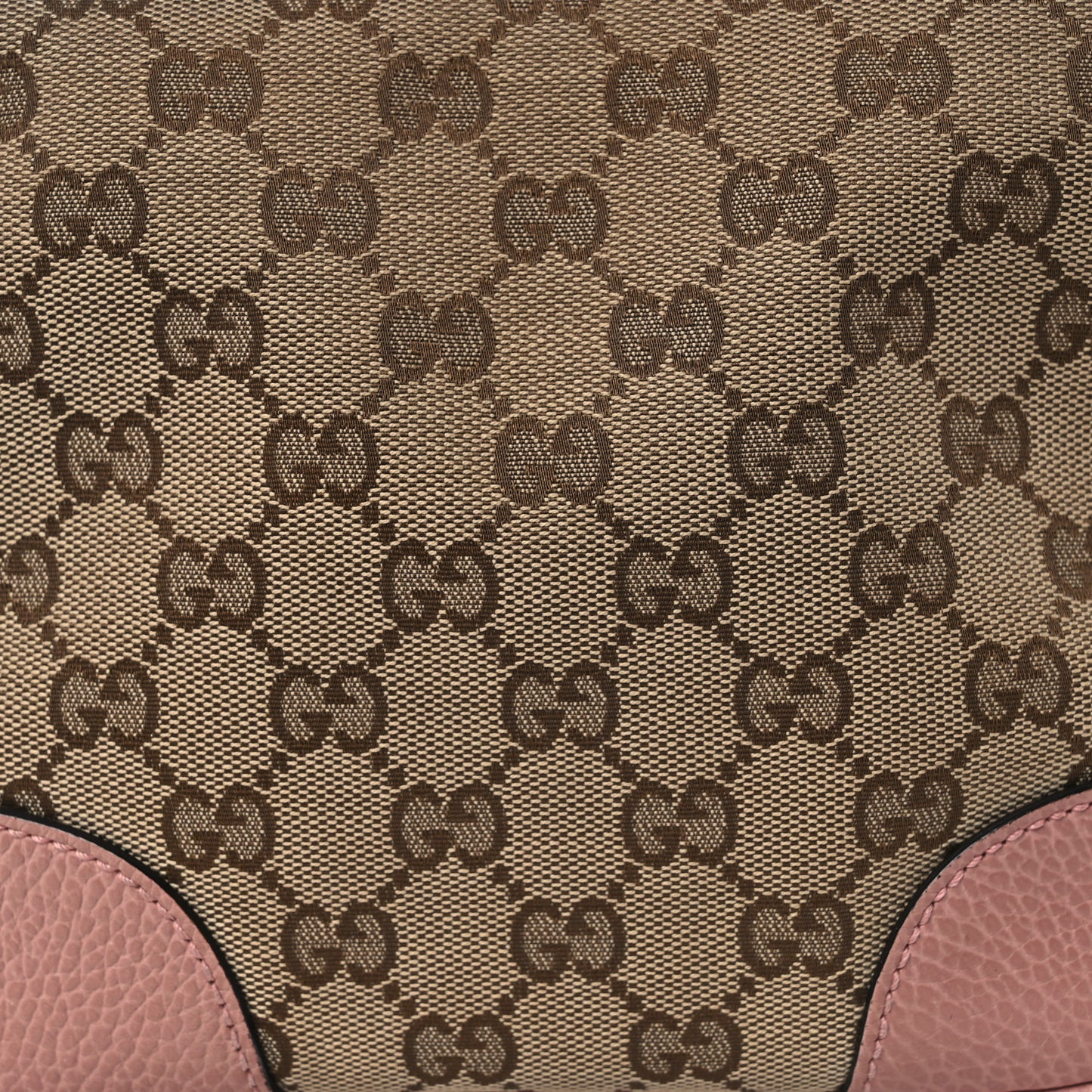 Monogram Mini Bree Messenger Bag Beige Soft Pink