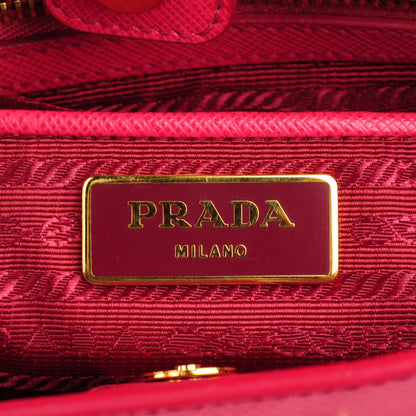 Prada Saffiano Lux Large Tote Peonia 6 of 7