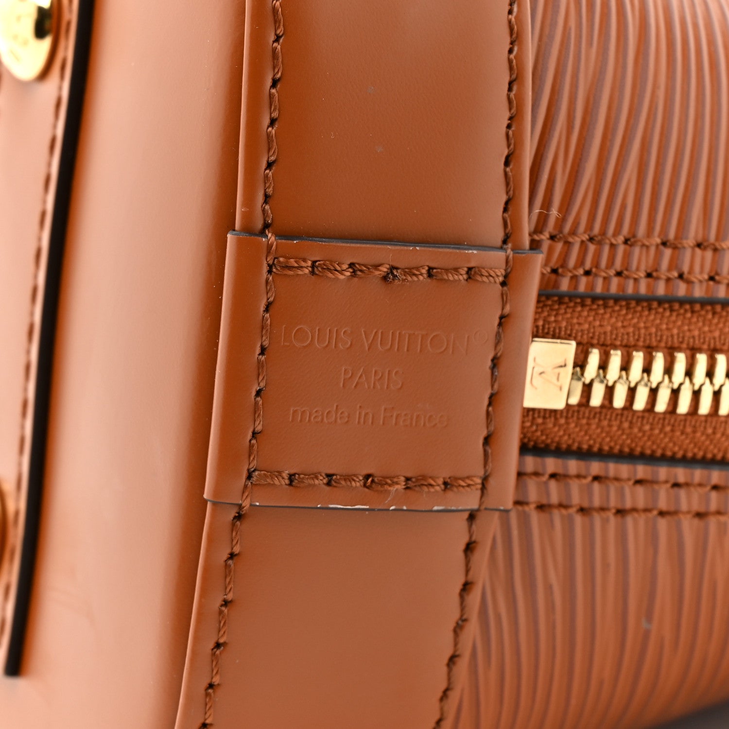 Louis Vuitton Epi Alma BB Tan 5 of 11