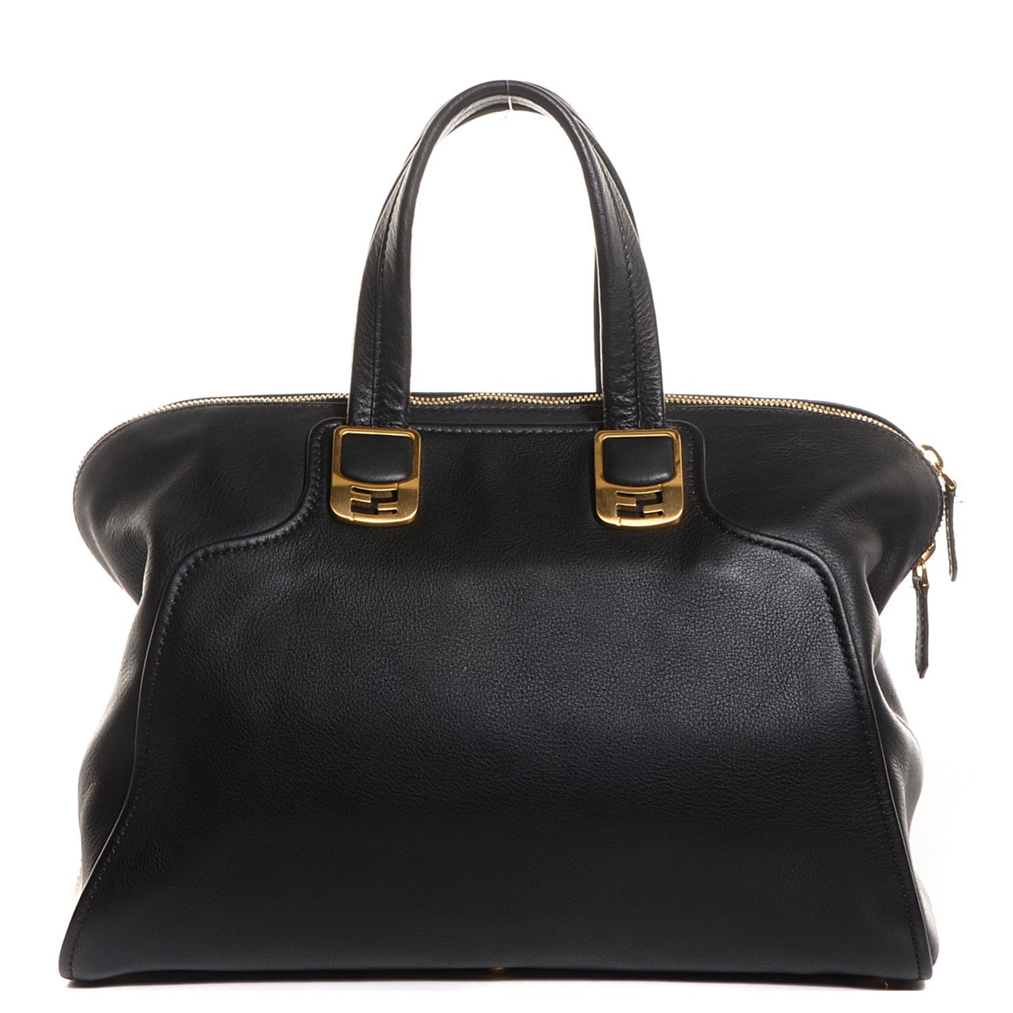 Vitello Dolce Marmol Large Chameleon Tote Black