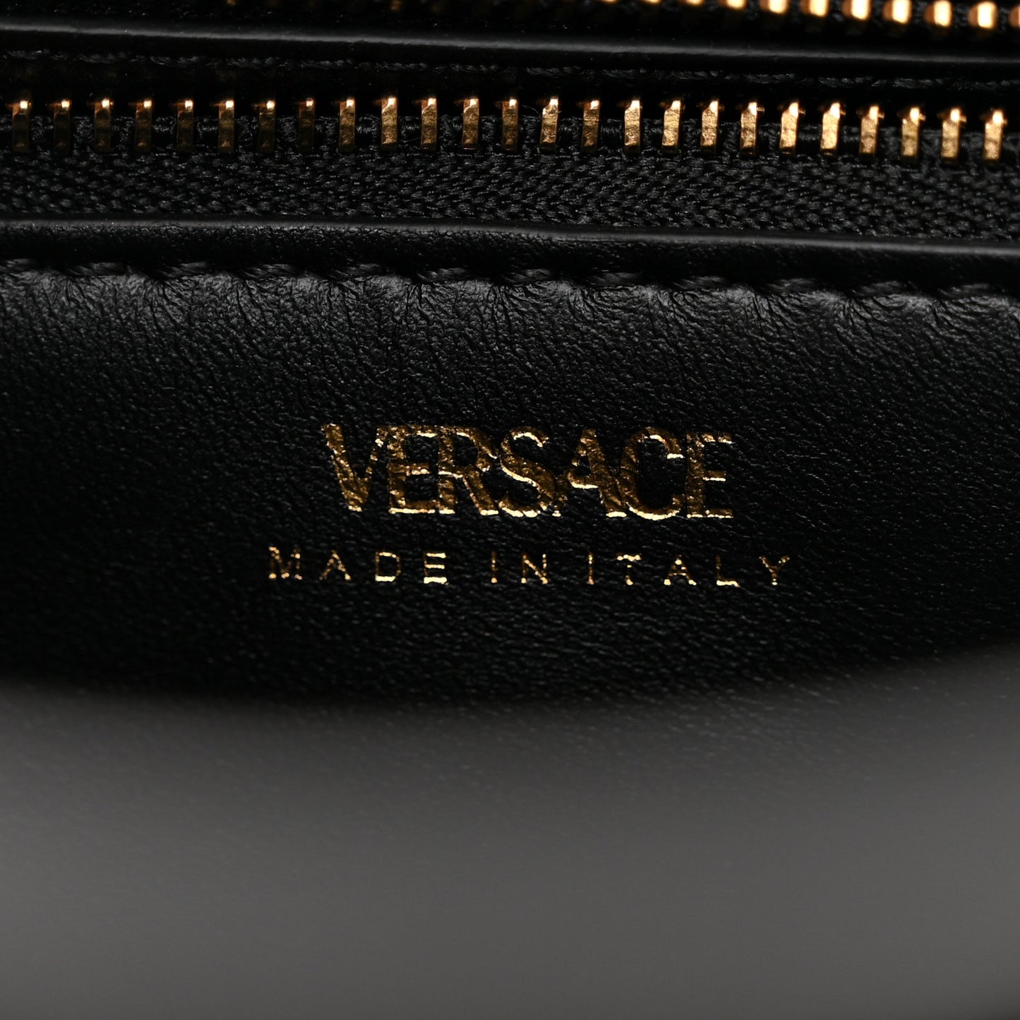 Calfskin Medium La Medusa Top Handle Handbag Black