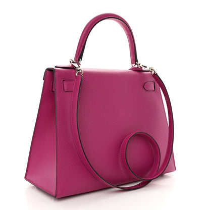 Hermes Epsom Kelly Sellier 28 Rose Pourpre 3 of 15
