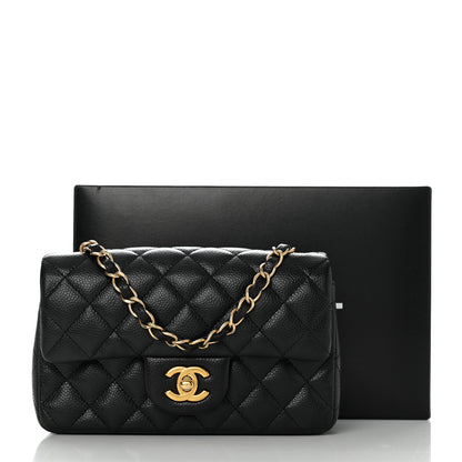 Chanel Caviar Quilted Mini Rectangular Flap Black 11 of 11