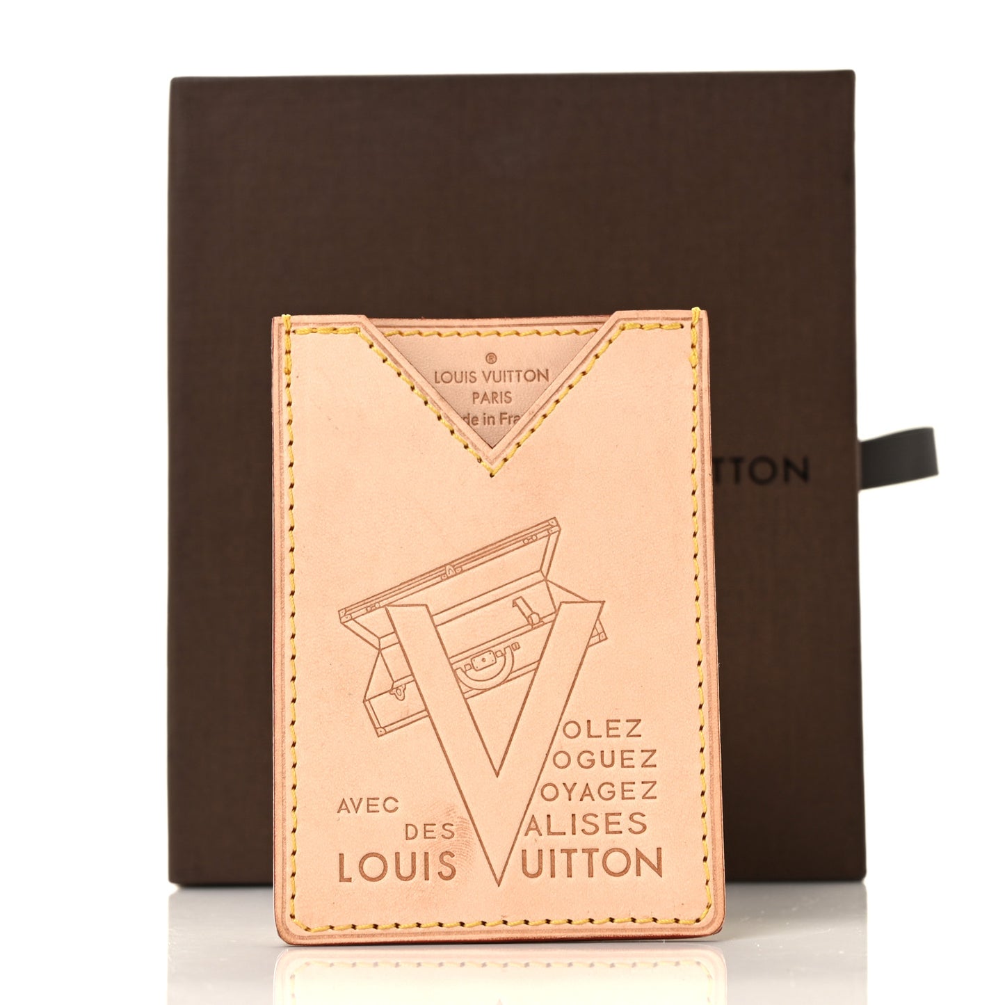 Vachetta Voyages Card Holder