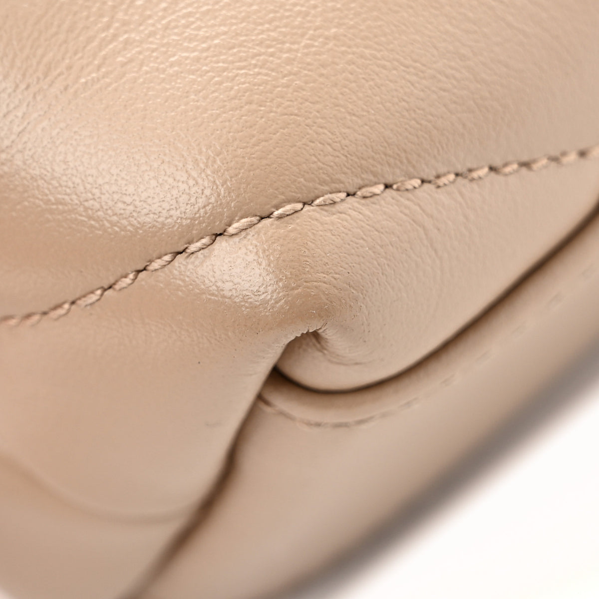 Saint Laurent Calfskin Y Quilted Monogram Toy Loulou Crossbody Bag Dark Beige 12 of 14