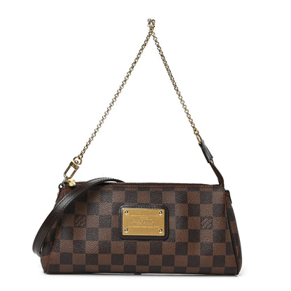 Louis Vuitton Damier Ebene Eva Clutch 1 of 8
