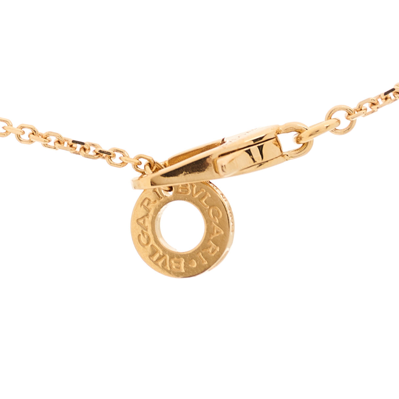 Bulgari 18K Rose Gold Diamond Turquoise Divas' Dream Pendant Necklace 6 of 7