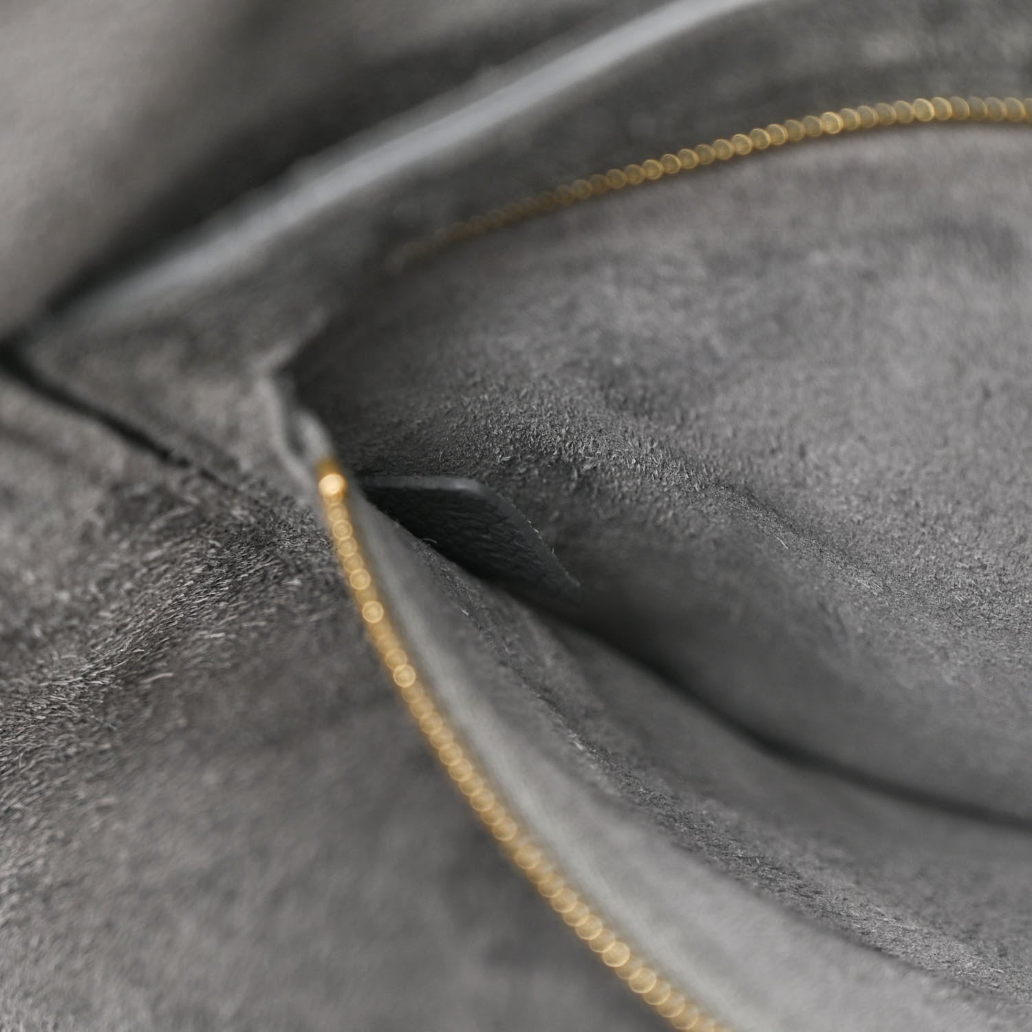 Celine Soft Grained Calfskin Sangle Bucket Bag Grey 8 of 16