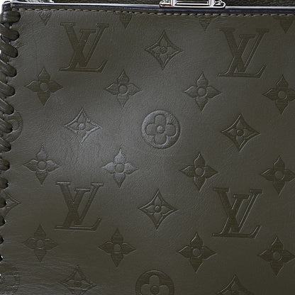 Louis Vuitton Cuir Plume Monogram Very One Zipped Tote Green 9 of 9