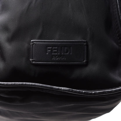 Fendi Nylon Vitello Century Dolce Monster Eyes Tote Black Sunflower 12 of 17
