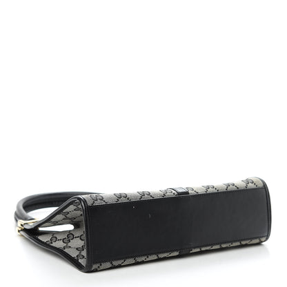 Gucci Monogram Bardot Shoulder Bag Black 4 of 13