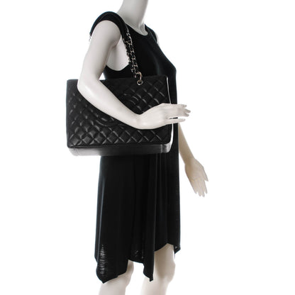 Chanel Caviar Quilted Grand Shopping Tote GST Black 2 of 7