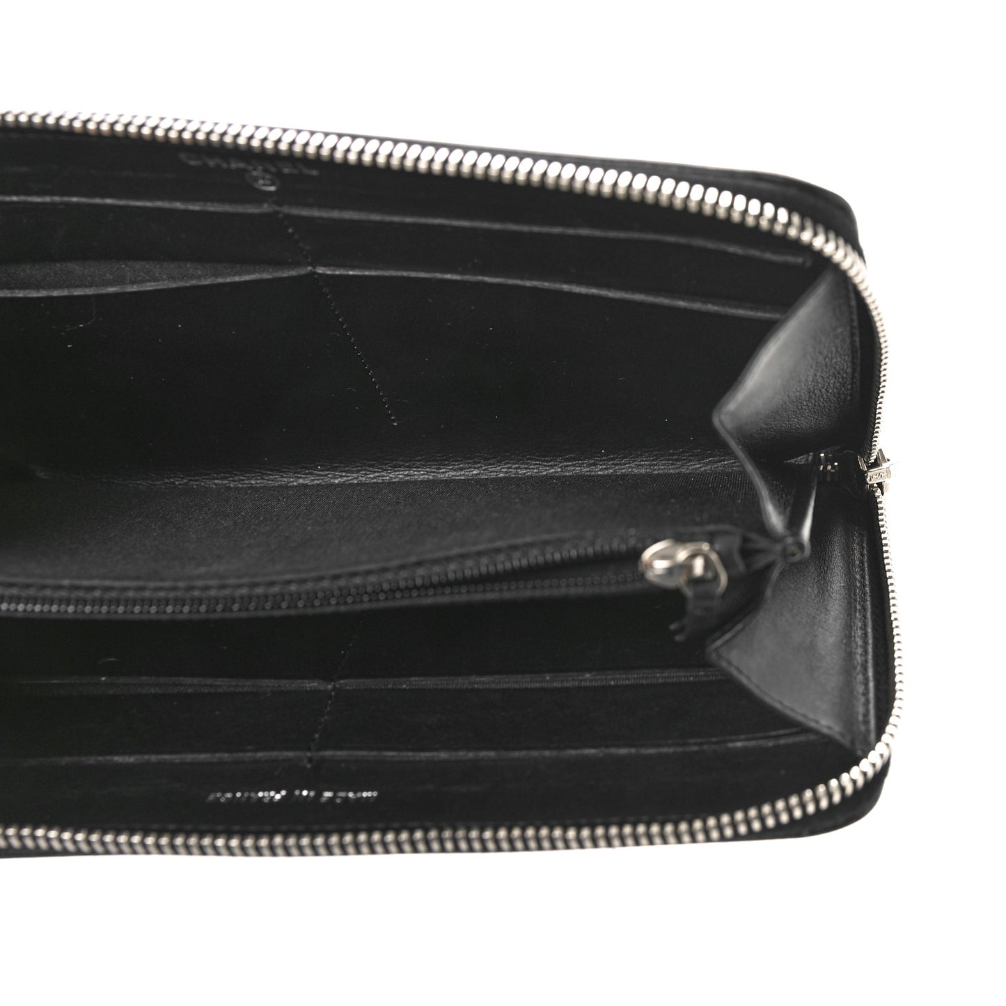 Caviar Sevruga Zip Around Wallet Black