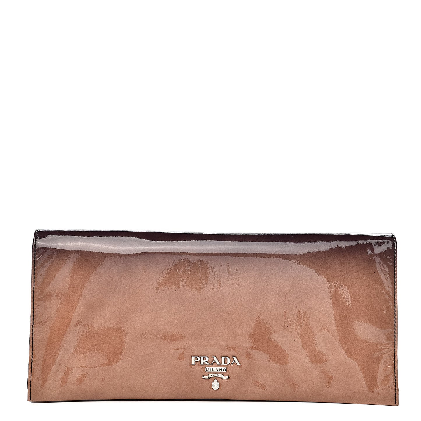 Vernice Sfumata Metal Clutch Nudo Black