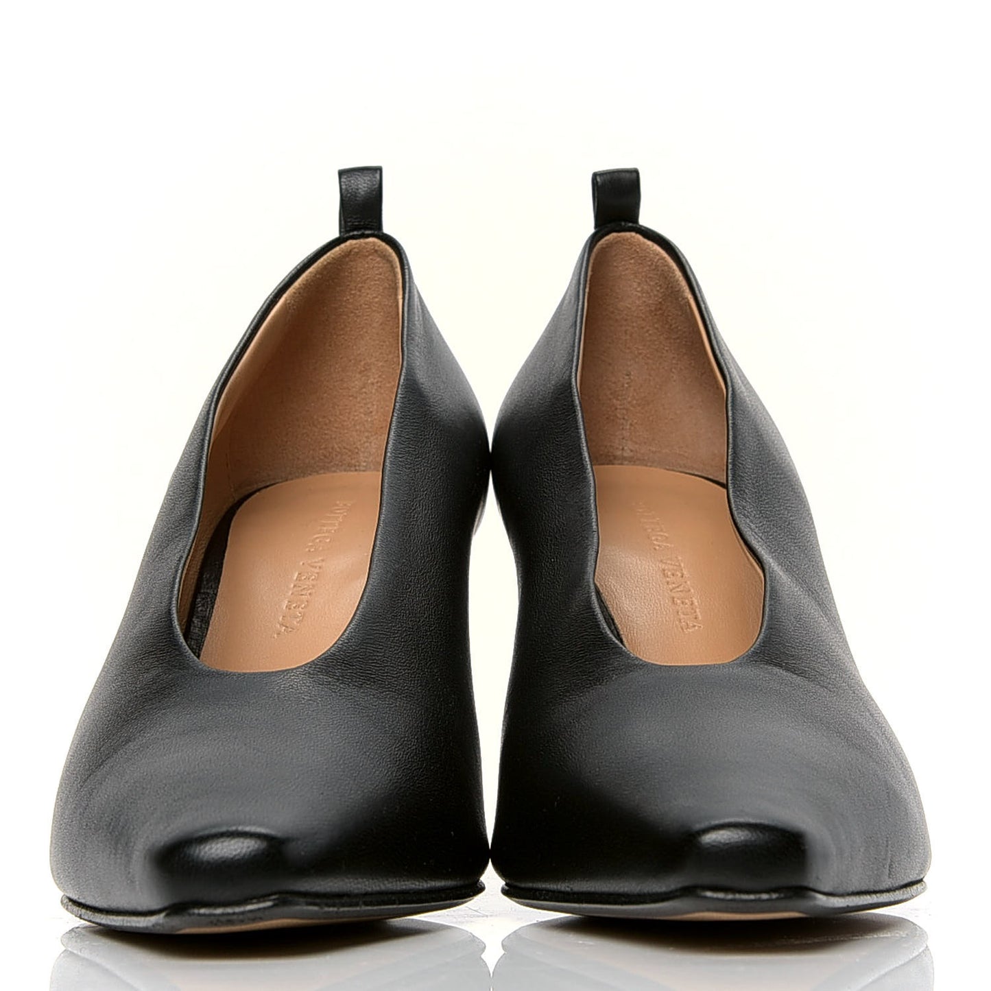 Nappa Almond Pumps 38 Black